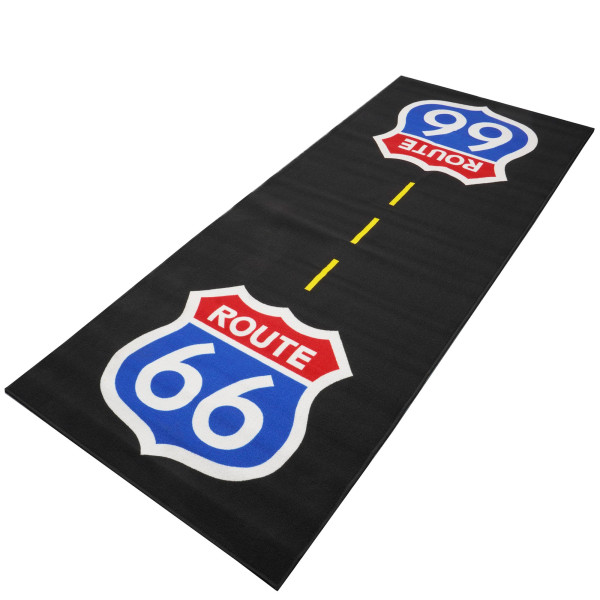 biketek Biketek custom garage mat - 'route 66' (250x100cm)